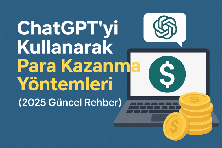 ChatGPT’yi Kullanarak Para Kazanma Yöntemleri (2025 Güncel Rehber)